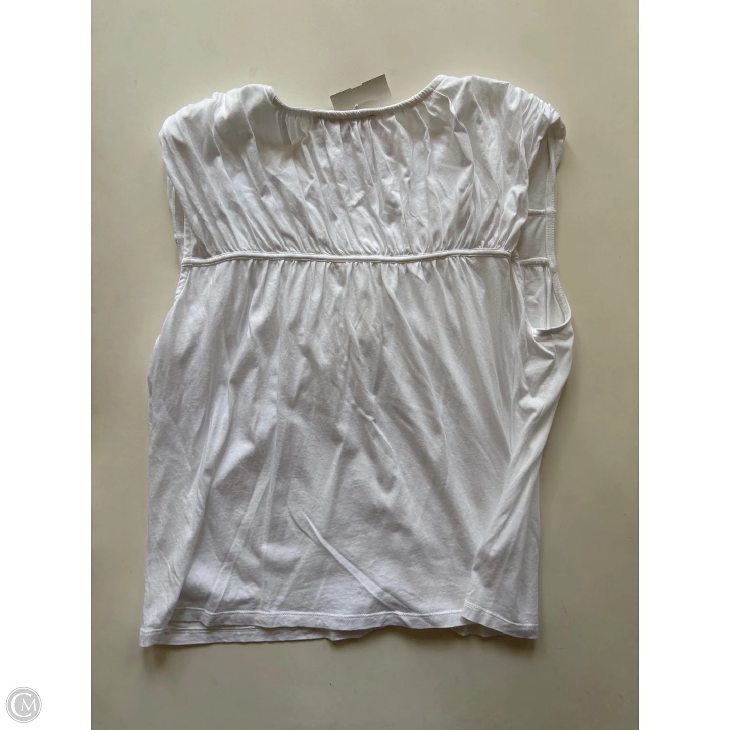 Top Sleeveless By Loft In White, Size: M