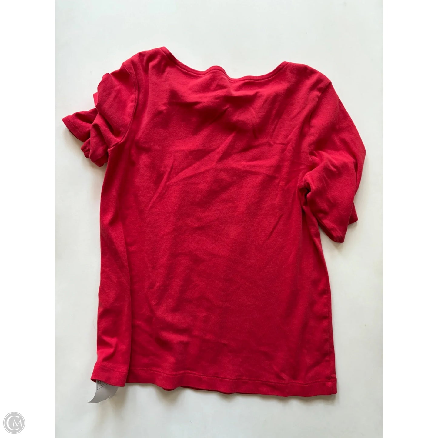 Top Short Sleeve By Chicos In Red, Size: M