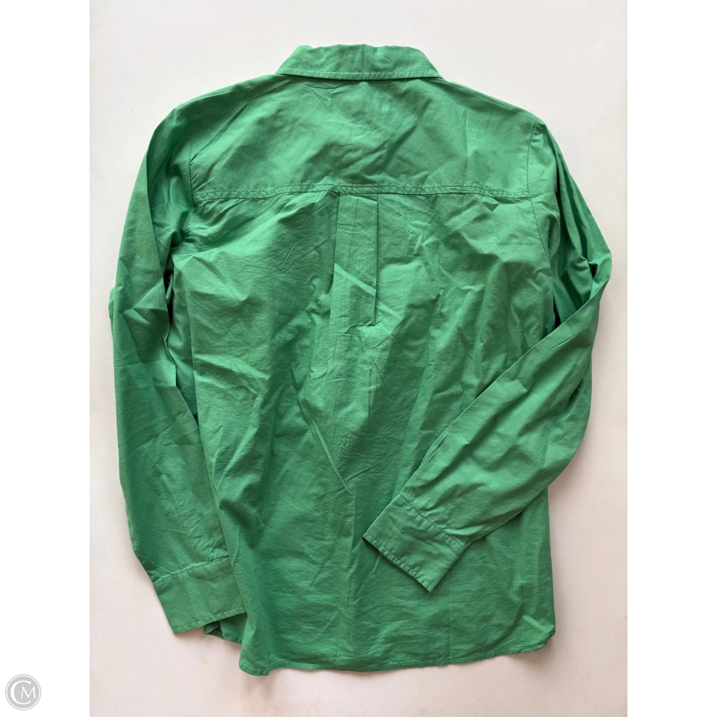 Top Long Sleeve By Loft In Green, Size: S