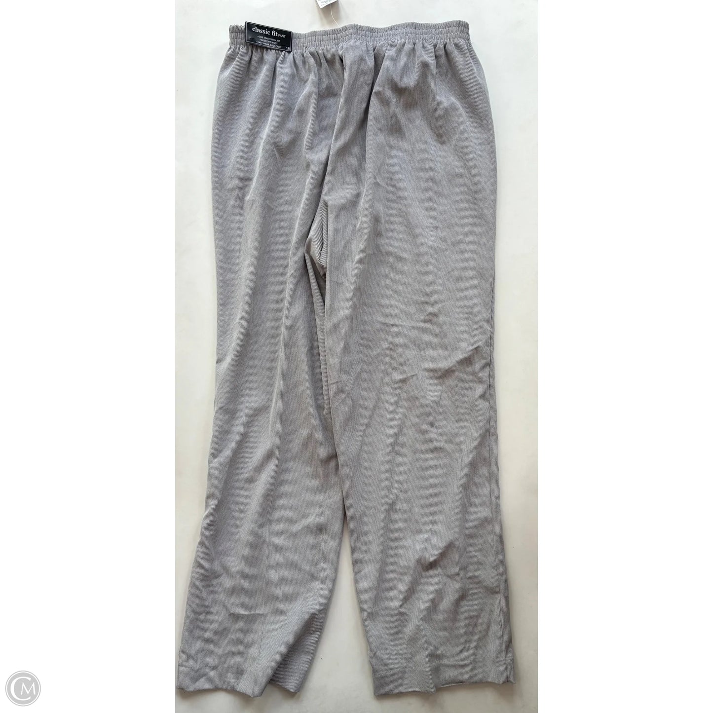 Pants Dress By Alfred Dunner In Grey, Size: 18
