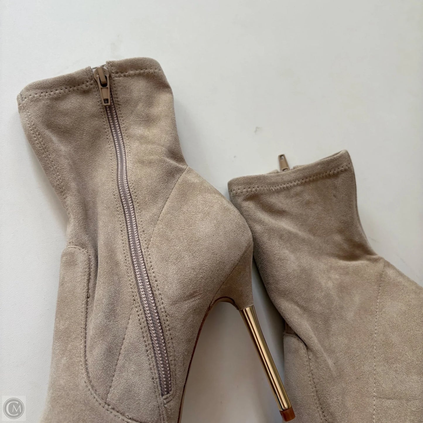 Boots Ankle Heels By Aldo In Beige, Size: 9