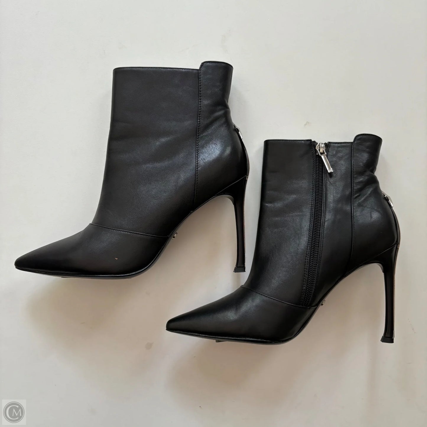 Boots Luxury Designer By Dior In Black, Size: 9