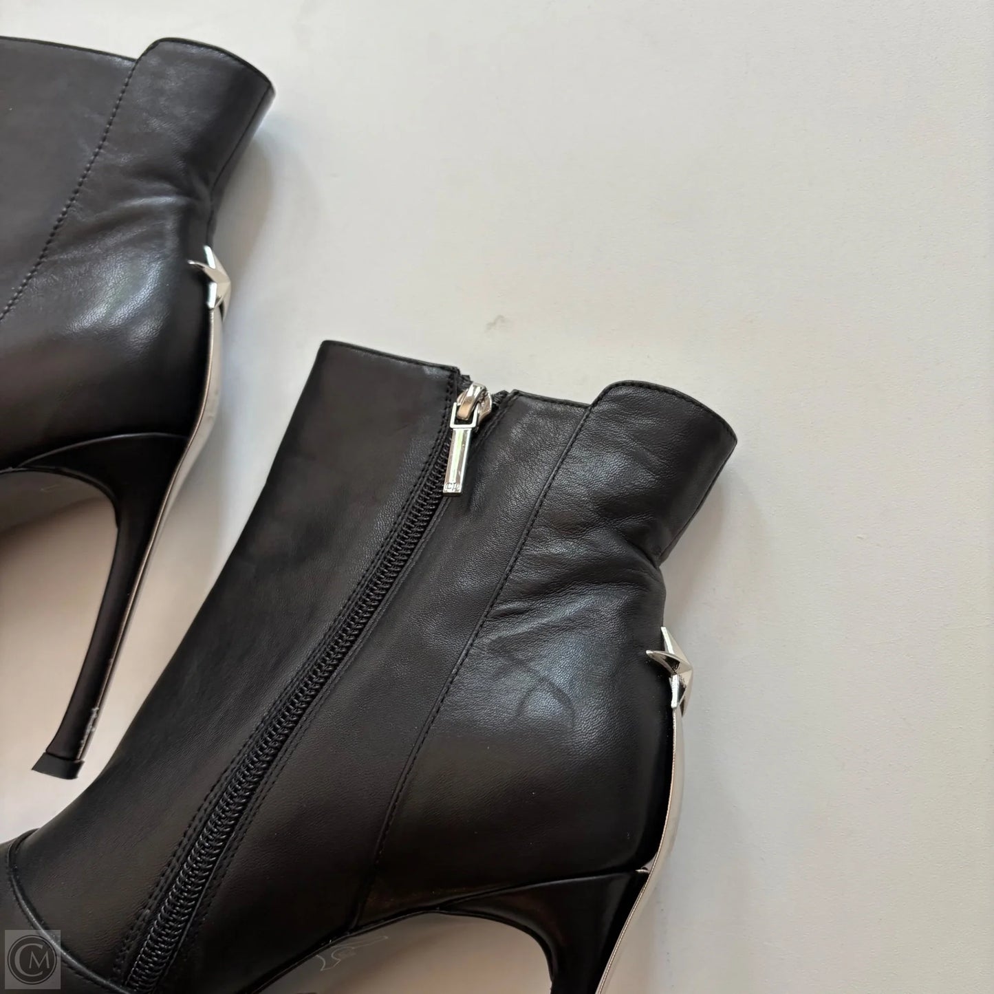Boots Luxury Designer By Dior In Black, Size: 9
