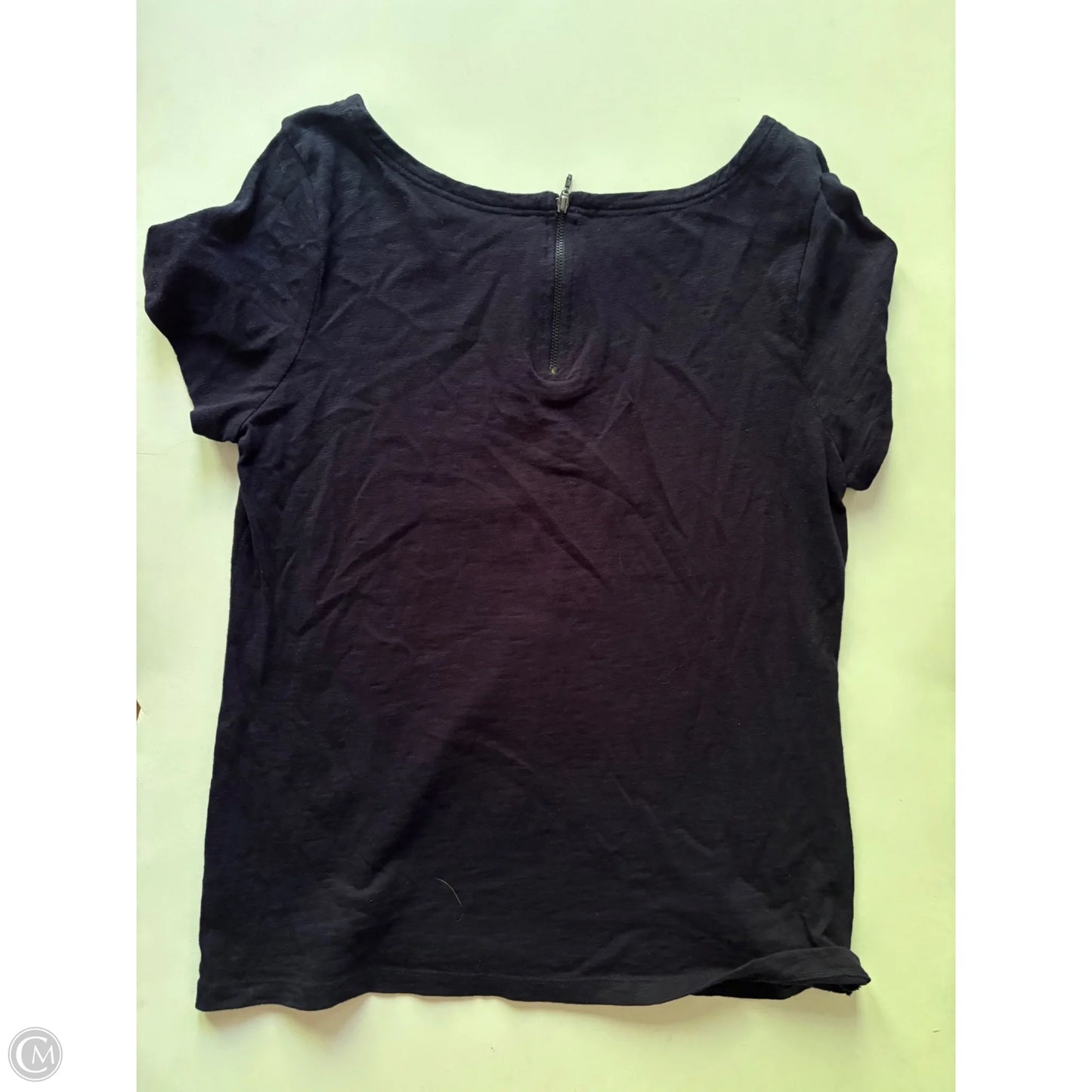 Top Short Sleeve By Talbots In Blue, Size: Lp