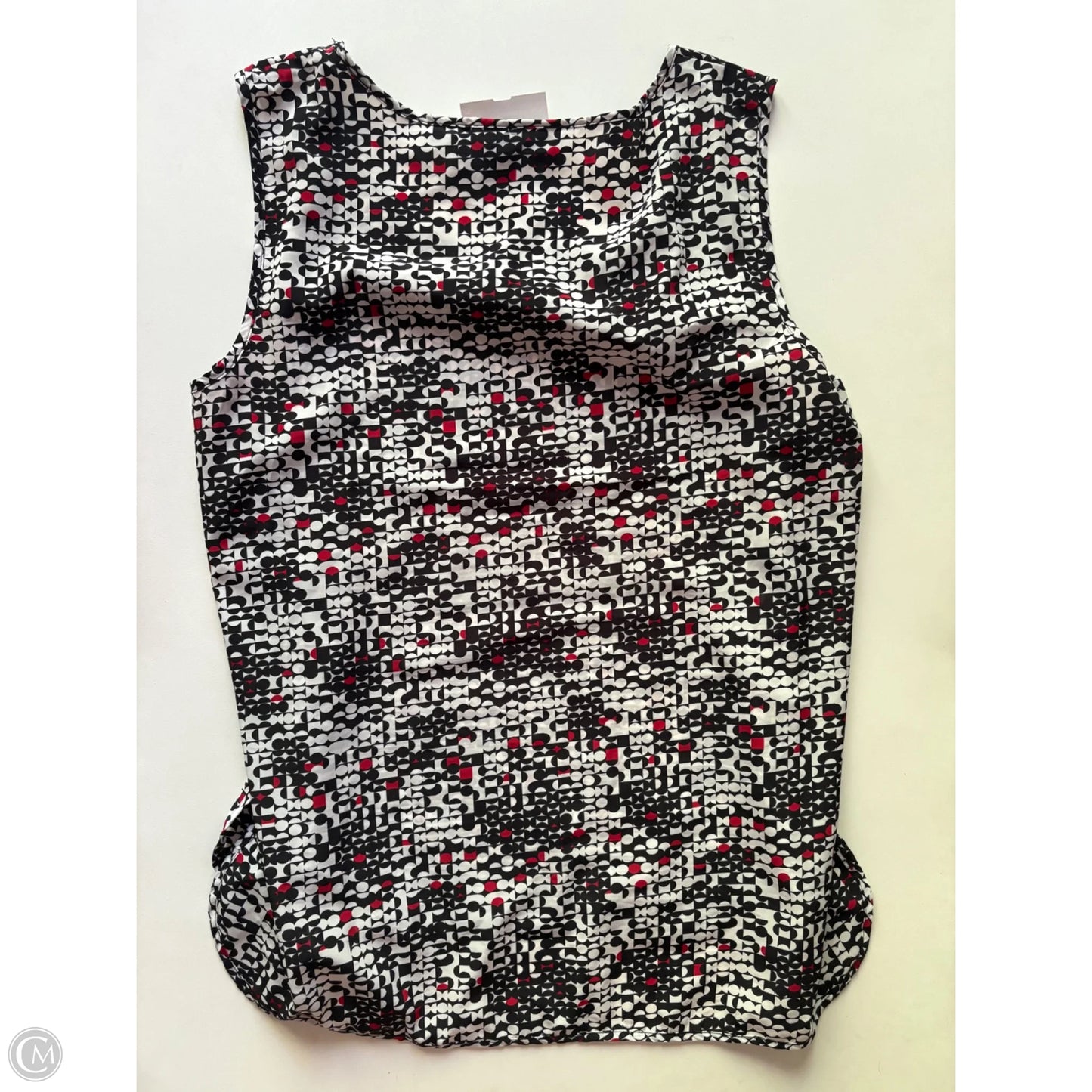 Blouse Long Sleeve By Chicos In Multi-colored, Size: L