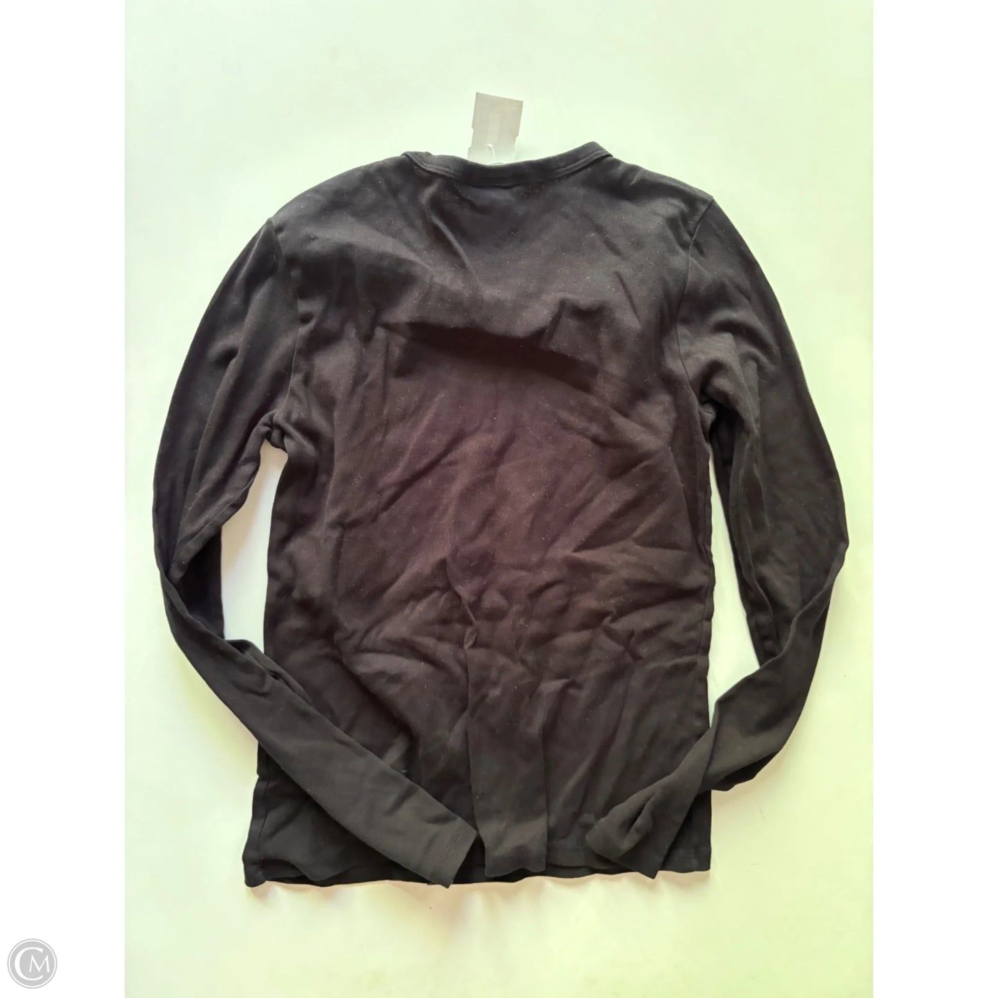 Top Long Sleeve By H&m In Black, Size: M