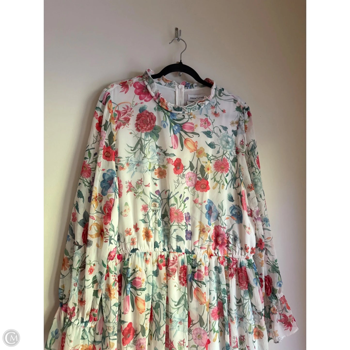 Dress Work By Gibson And Latimer In Floral Print, Size: Xl