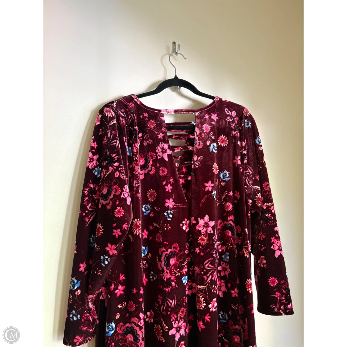 Dress Casual Midi By Torrid In Maroon, Size: 2x