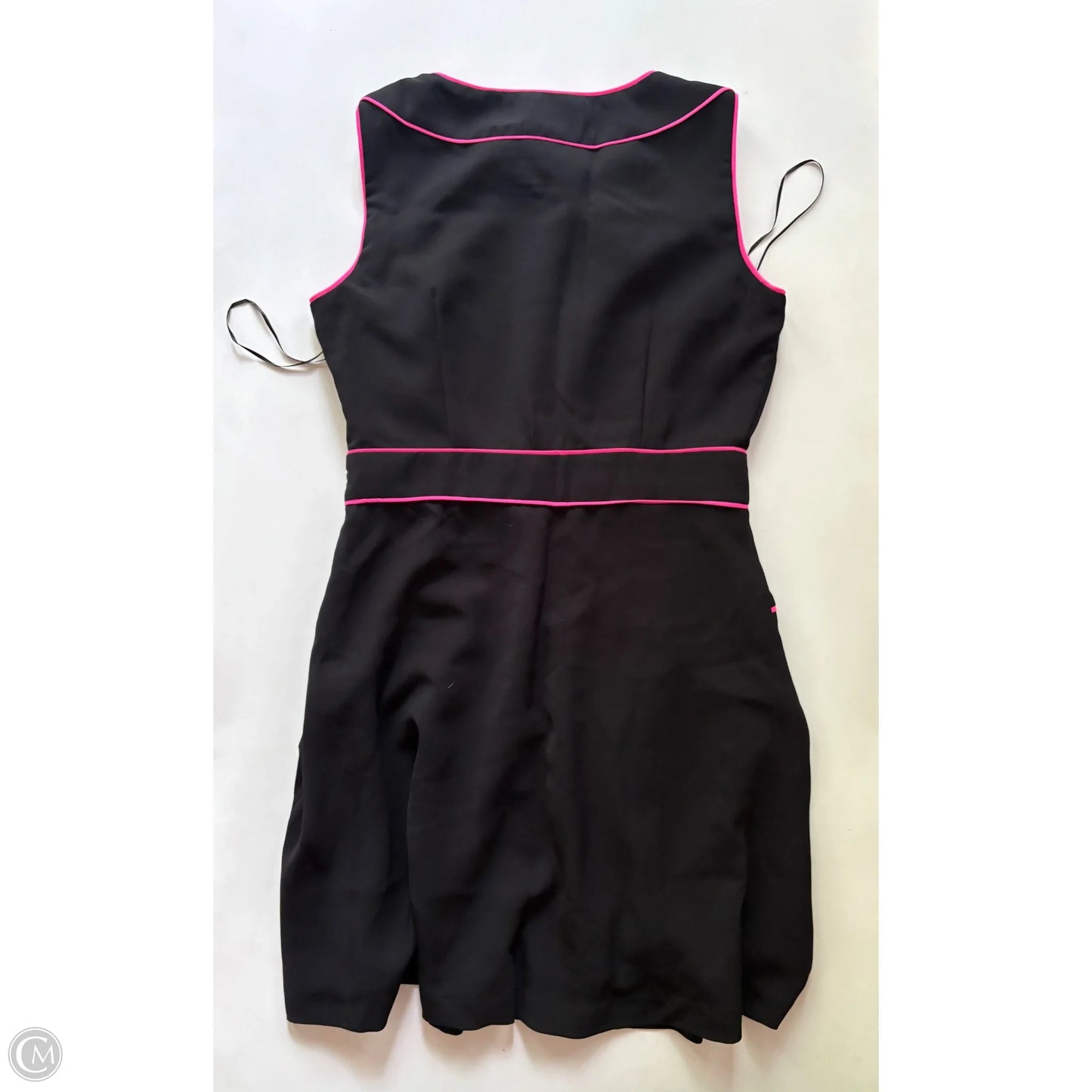Dress Casual Midi By Esley In Black & Pink, Size: M