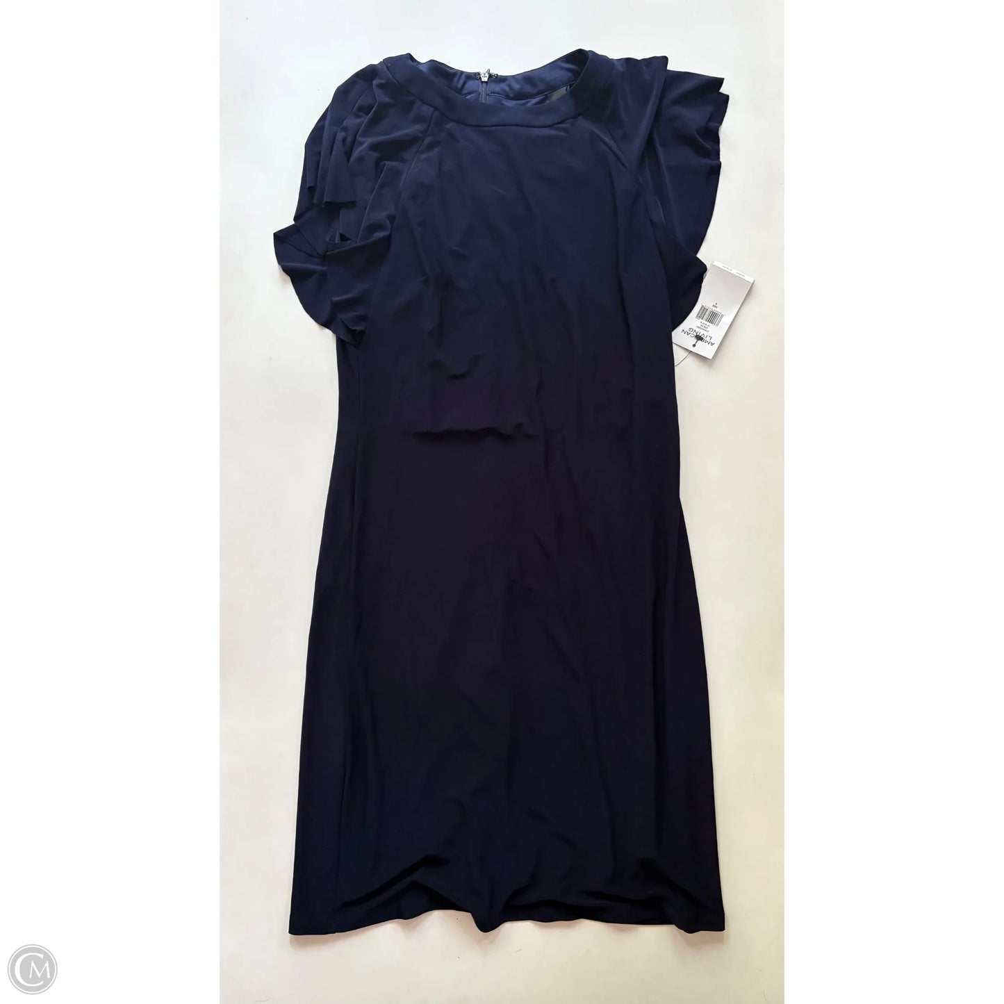 Dress Casual Midi By American Living In Navy, Size: S