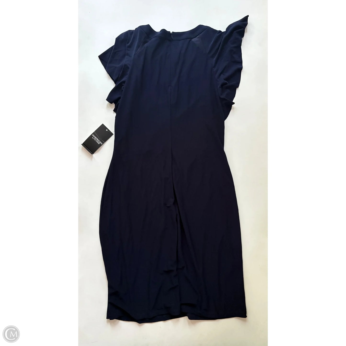Dress Casual Midi By American Living In Navy, Size: S