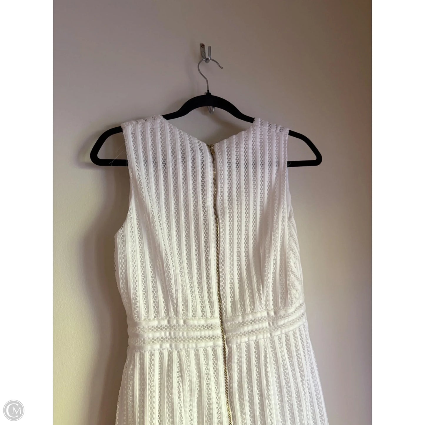 Dress Casual Midi By H&m In White, Size: M
