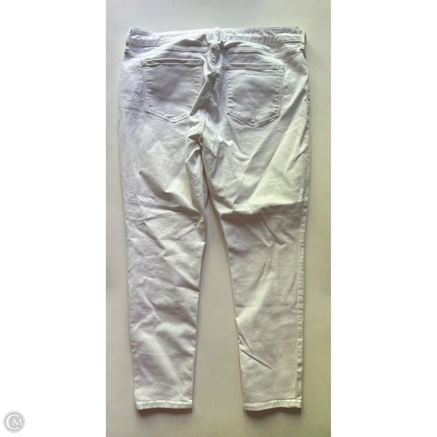 Jeans Straight By Old Navy In White, Size: 16