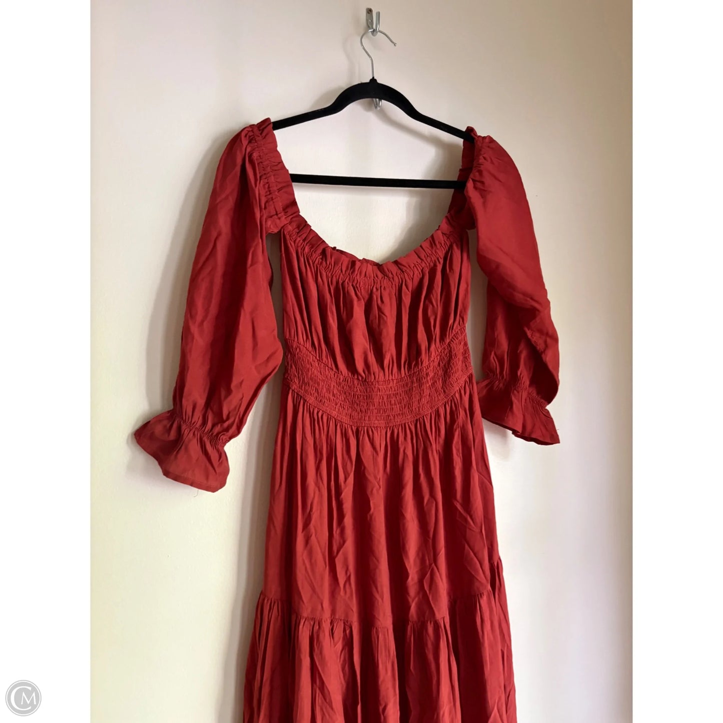 Dress Casual Maxi By Zesica In Brown, Size: S