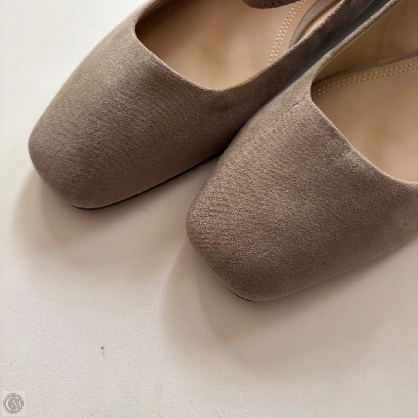 Shoes Flats By H&m In Taupe, Size: 8