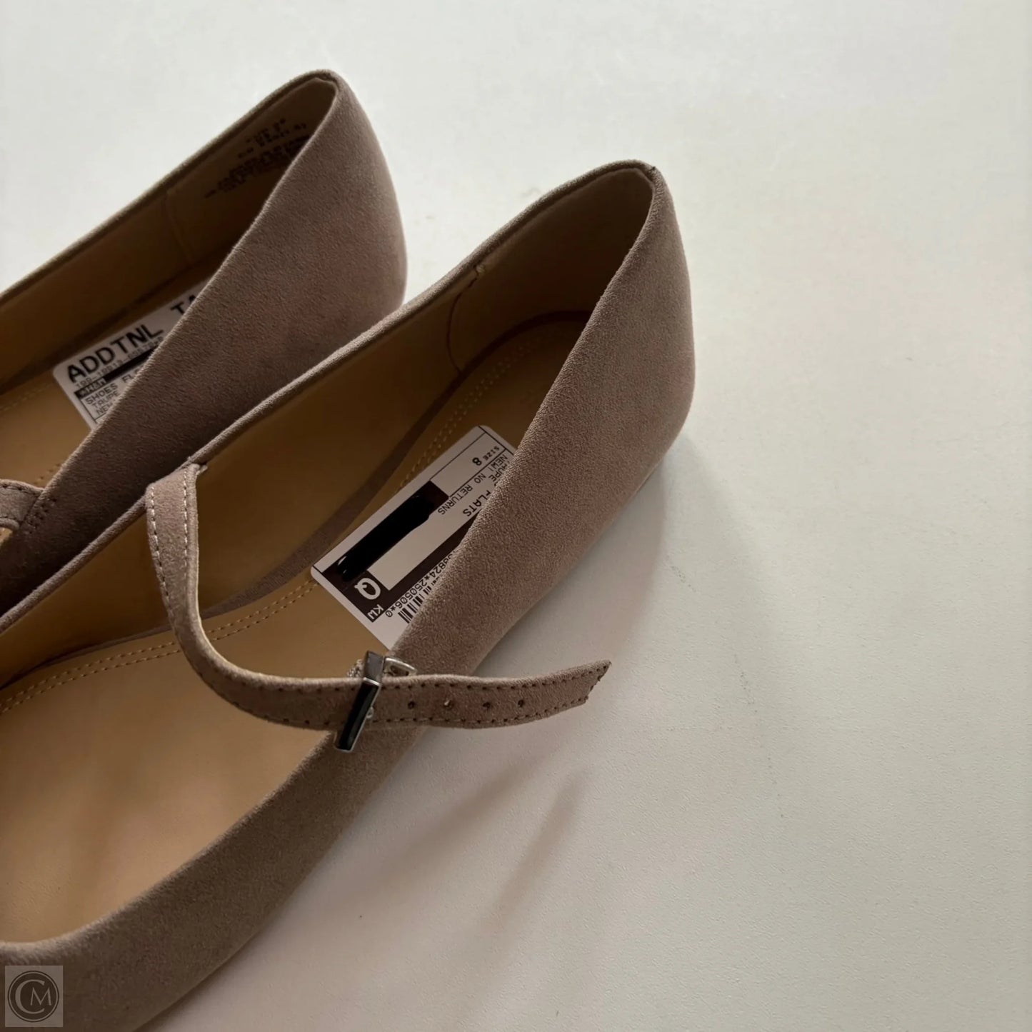 Shoes Flats By H&m In Taupe, Size: 8