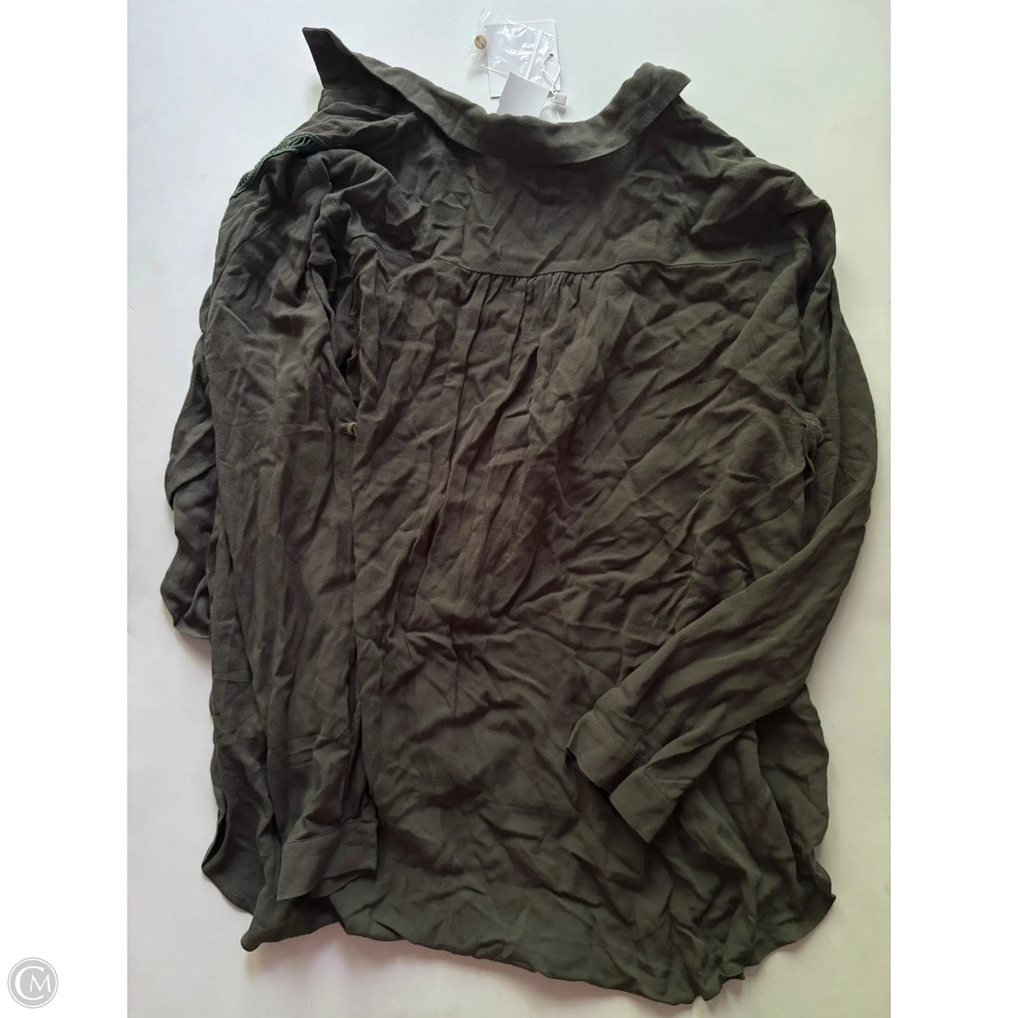 Blouse Long Sleeve By Hayden La In Green, Size: S