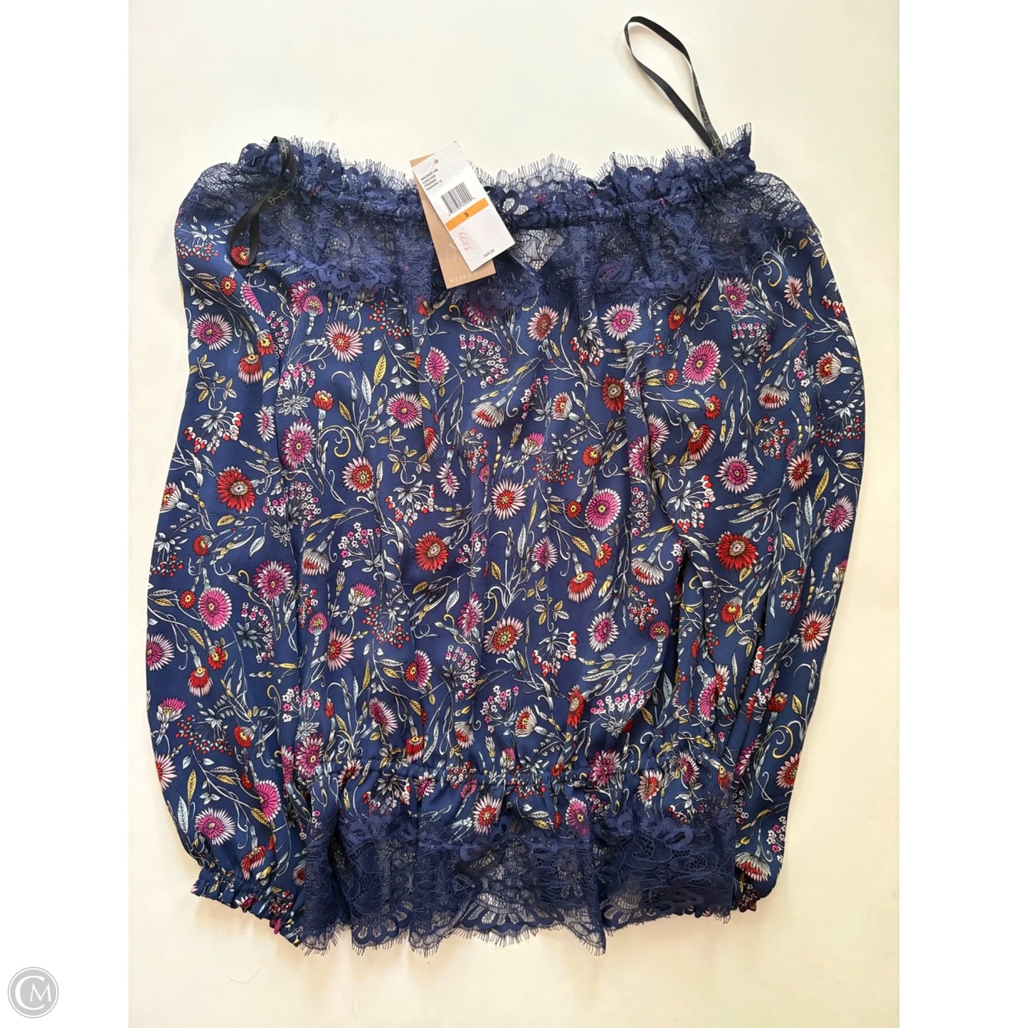 Blouse Long Sleeve By Jessica Simpson In Floral Print, Size: S