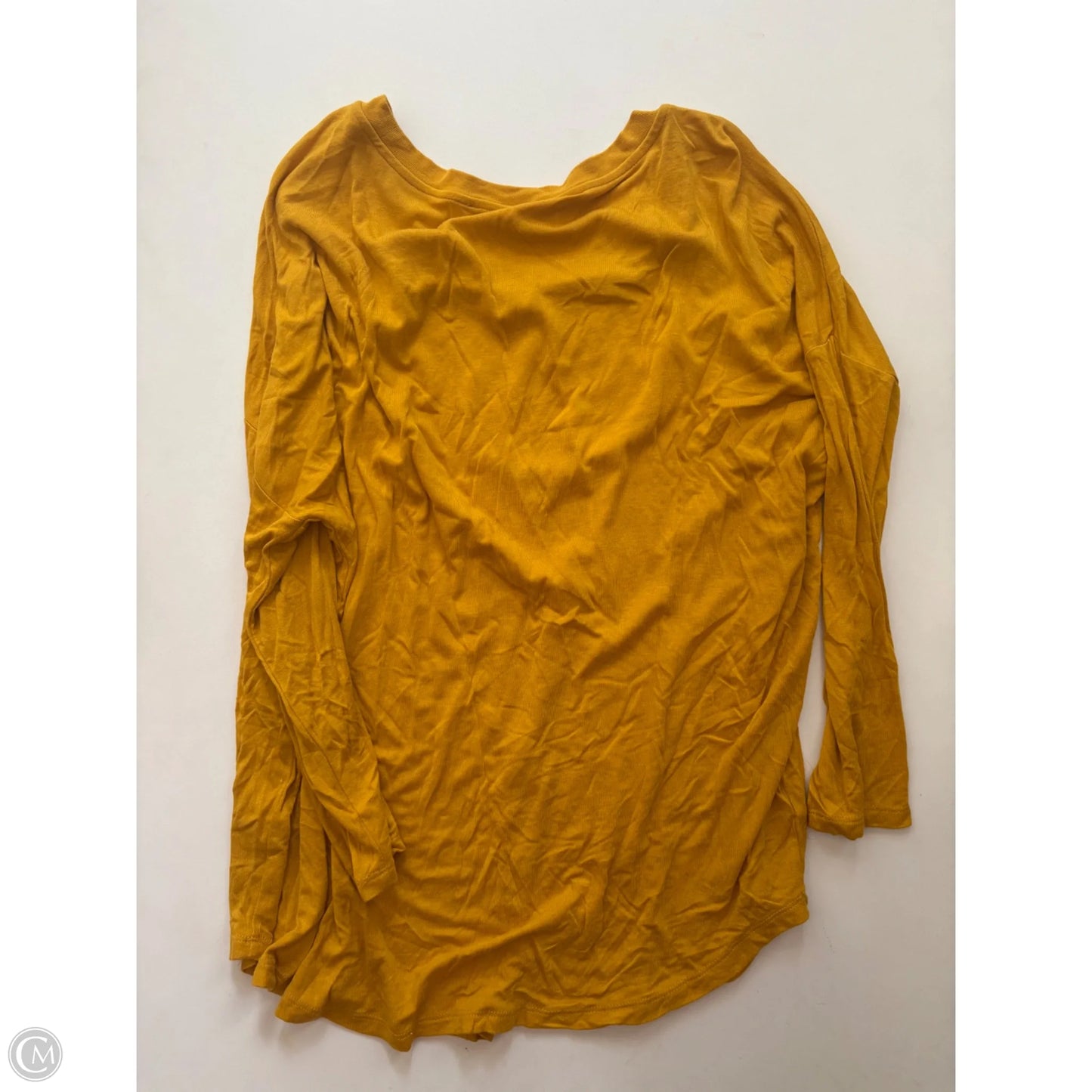 Top Long Sleeve By Loft In Yellow, Size: M