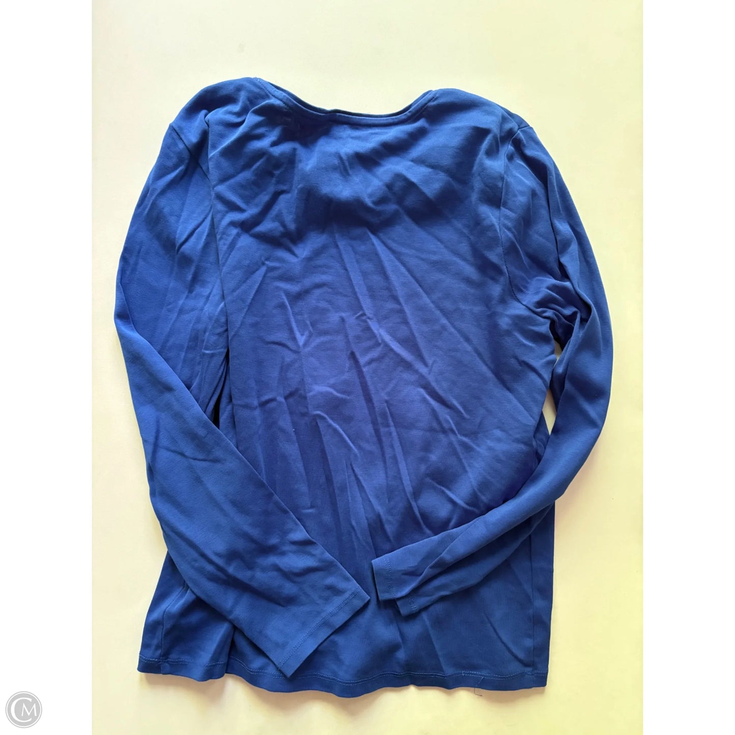 Top Long Sleeve By Talbots In Blue, Size: Xl