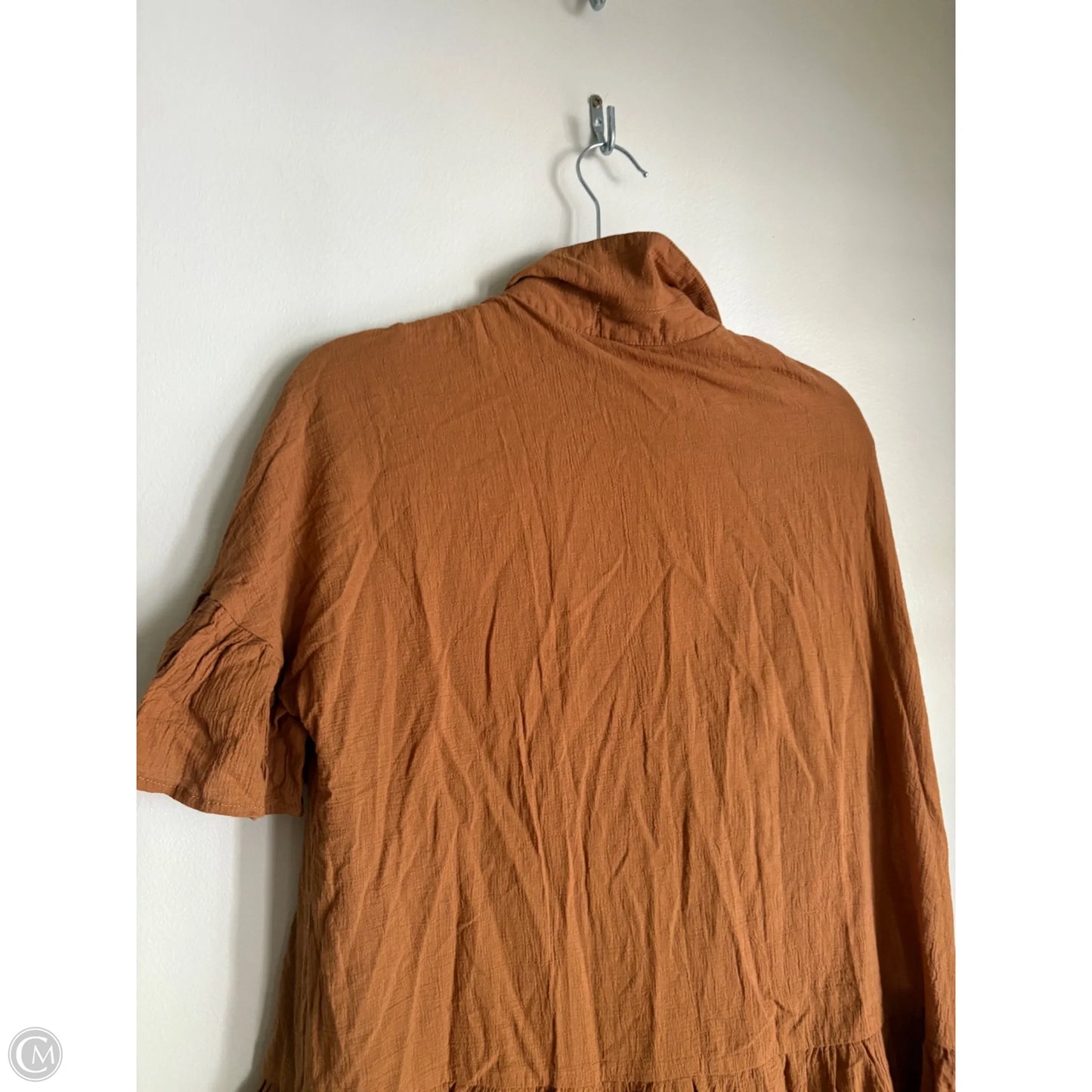 Dress Casual Short By Lindsay Brooke In Brown, Size: S