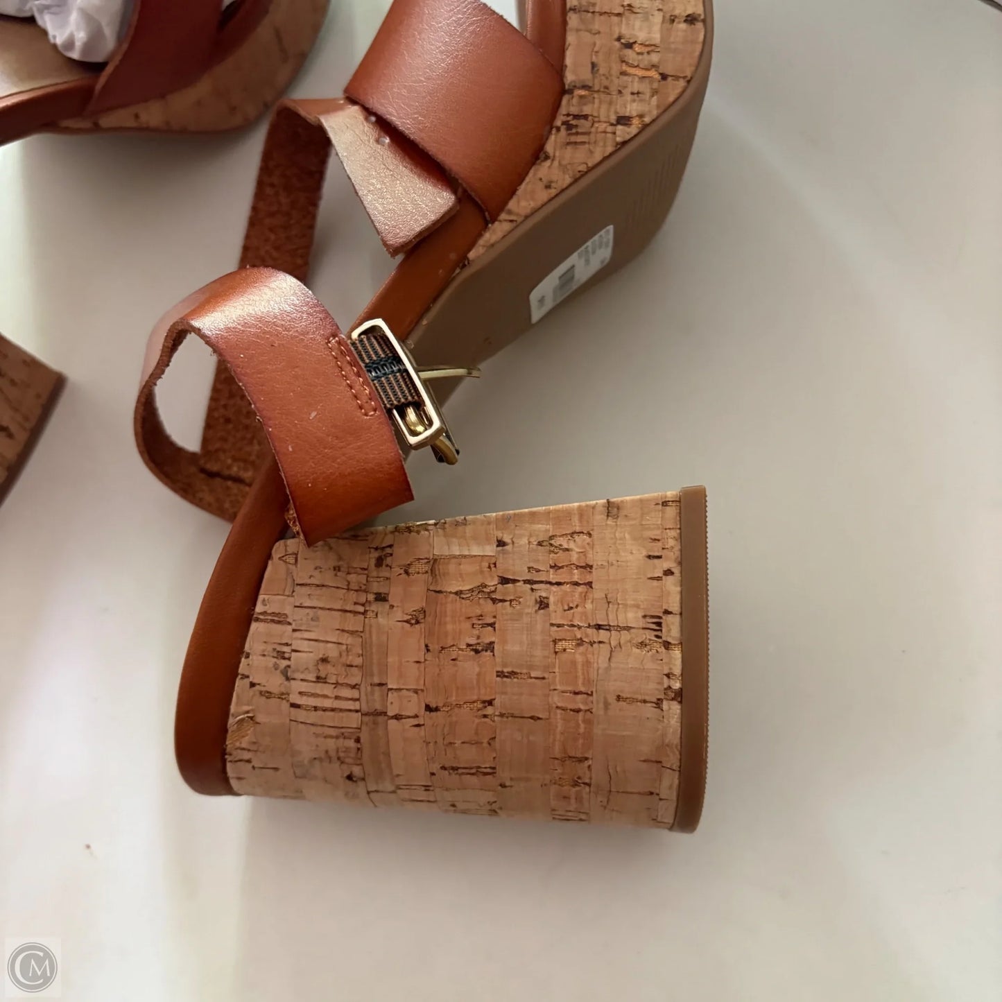 Shoes Heels Block By Lane Bryant In Brown, Size: 10