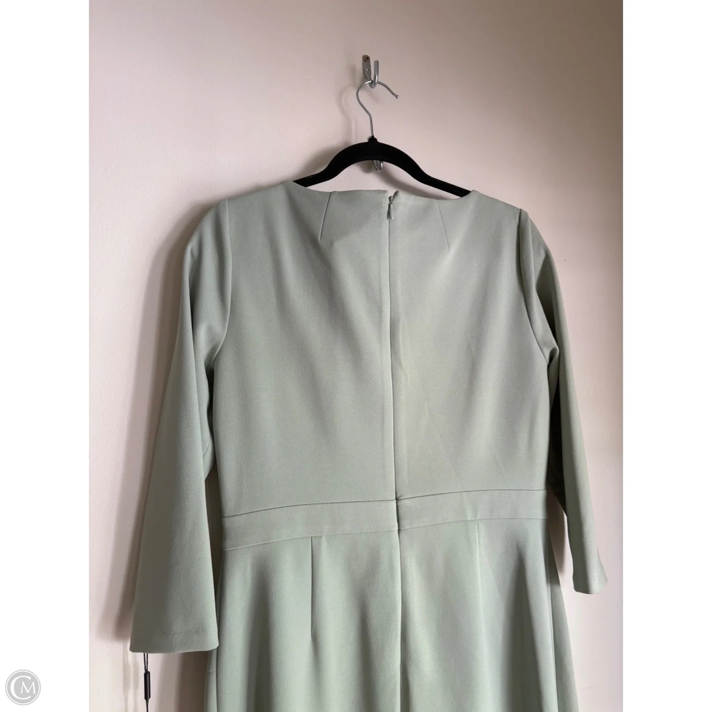 Dress Work By Calvin Klein In Green, Size: M