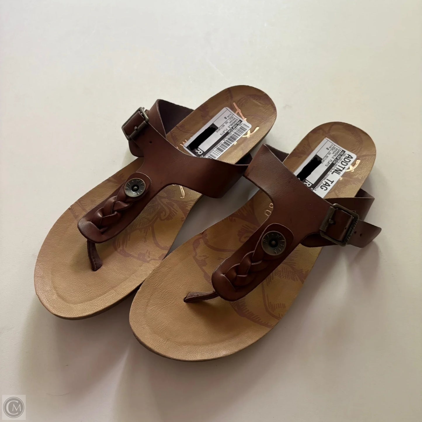 Sandals Flats By Blowfish In Brown, Size: 8