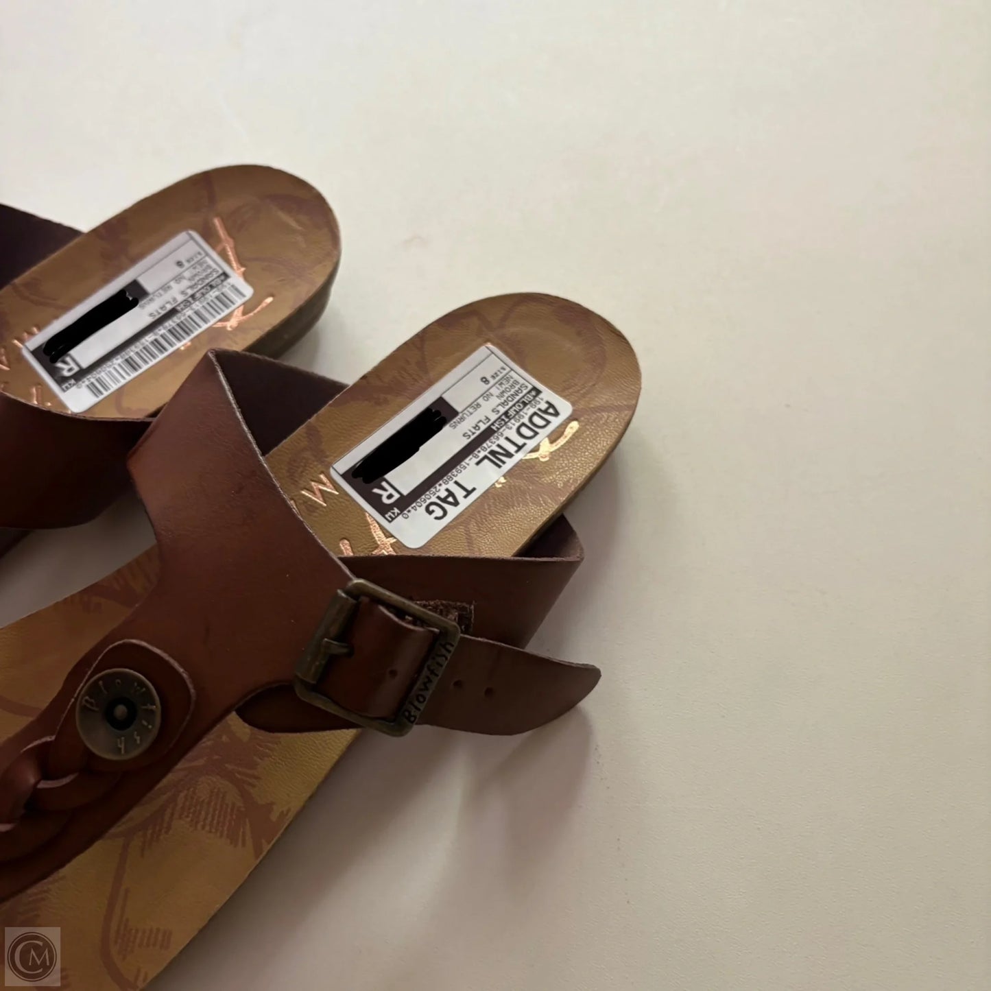 Sandals Flats By Blowfish In Brown, Size: 8