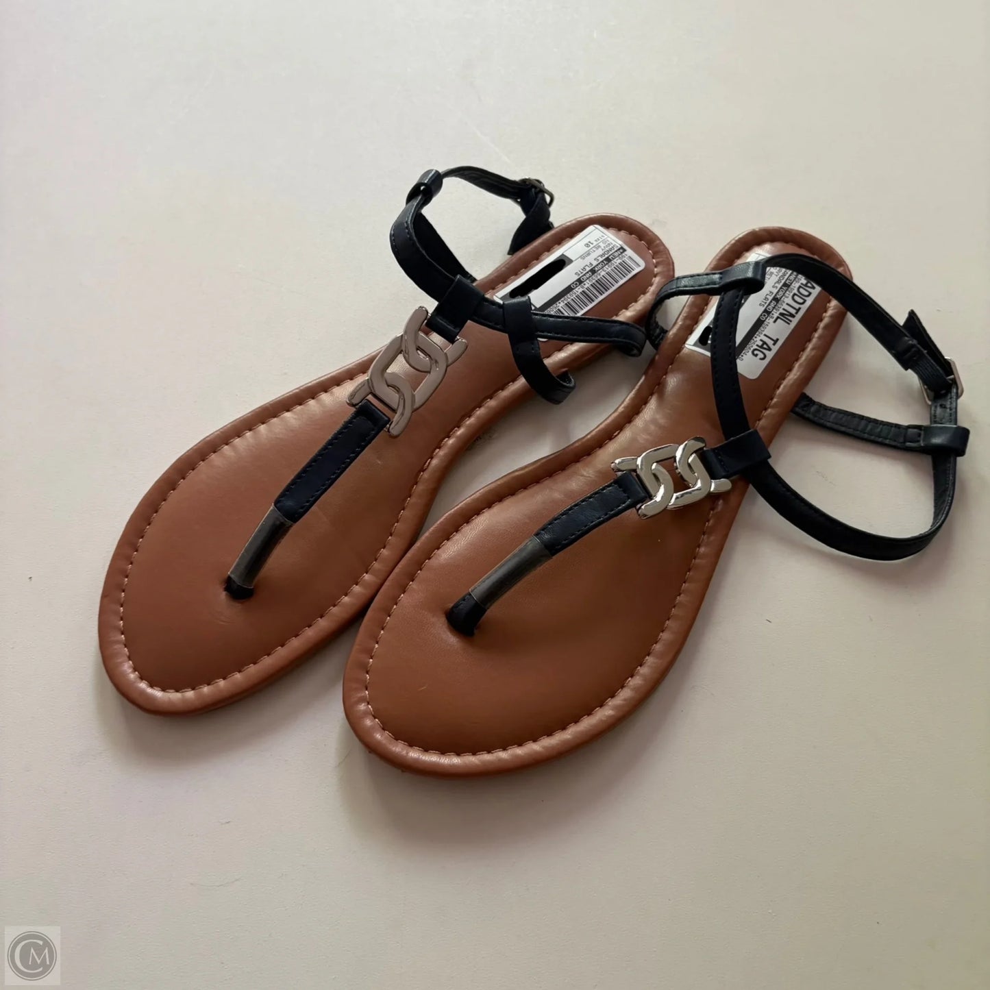 Sandals Flats By New York And Co In Navy, Size: 10