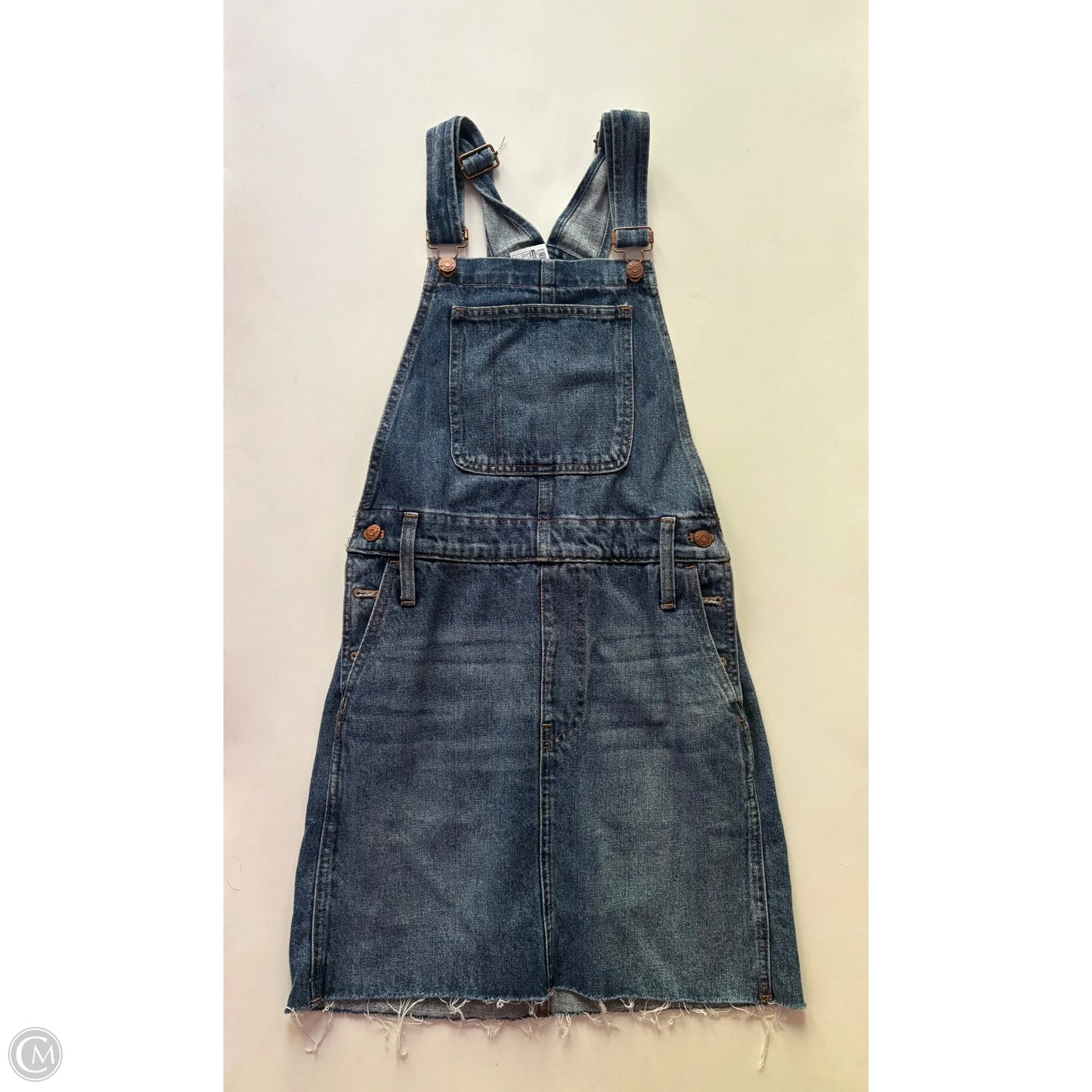 Dress Casual Midi By Madewell In Blue, Size: Xs