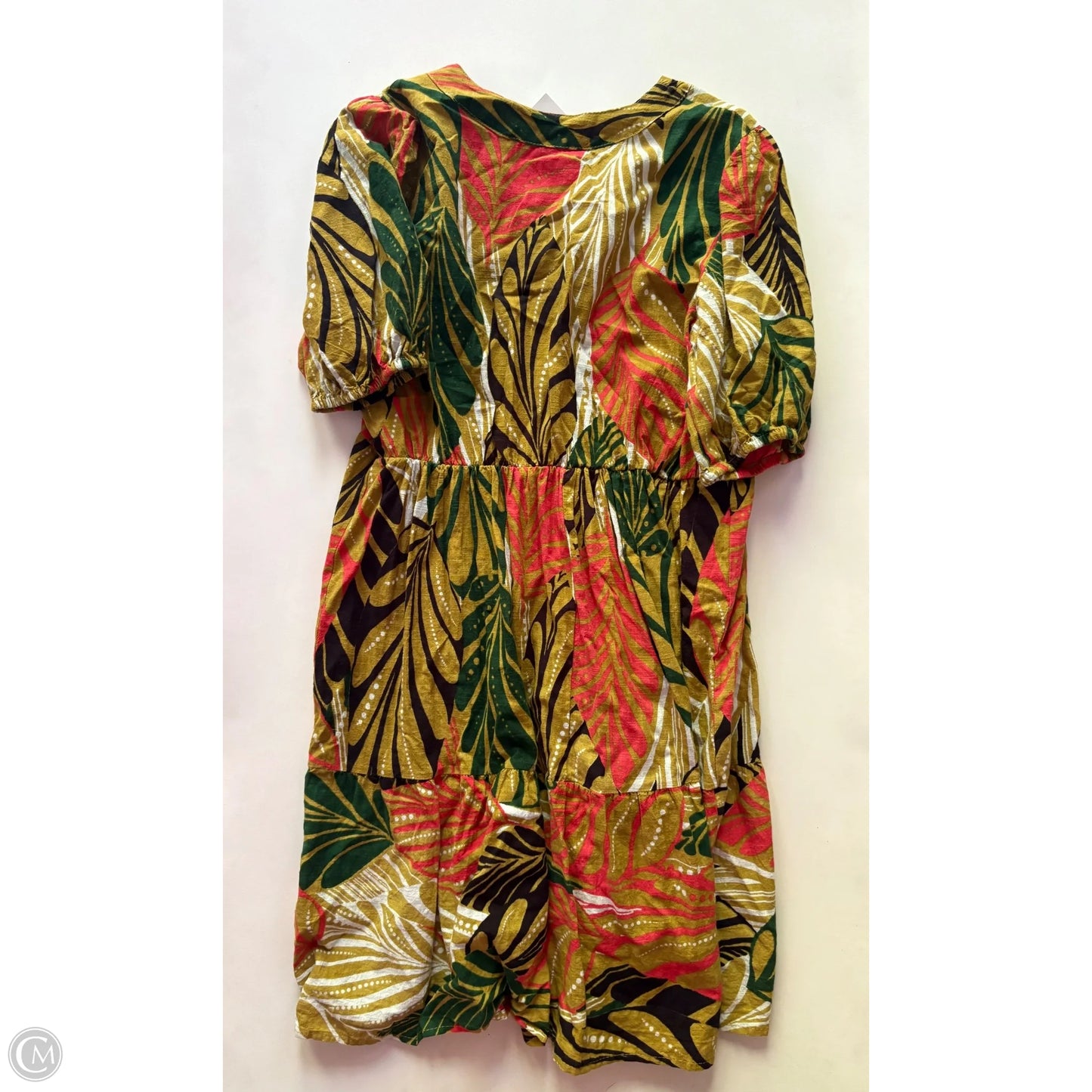 Dress Casual Midi By Mlle Gabrielle In Multi-colored, Size: M