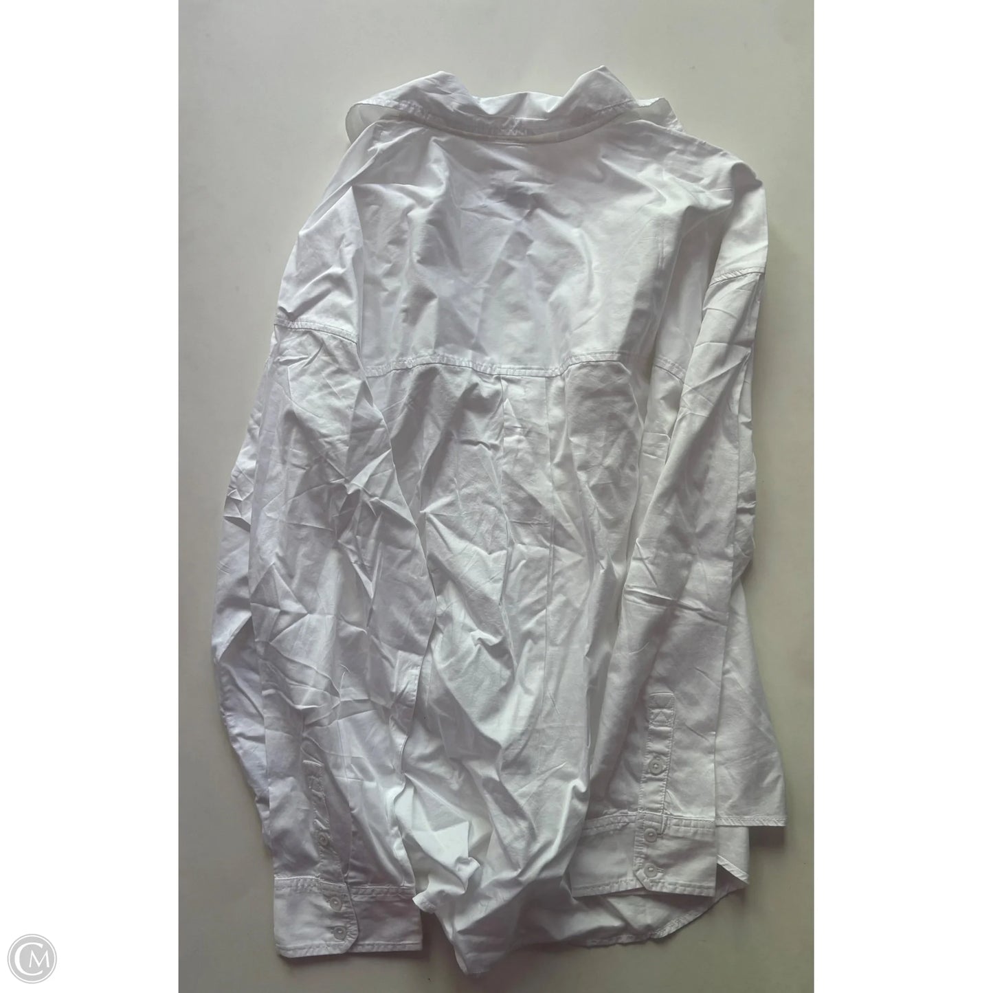 Top Long Sleeve By American Eagle In White, Size: Xl