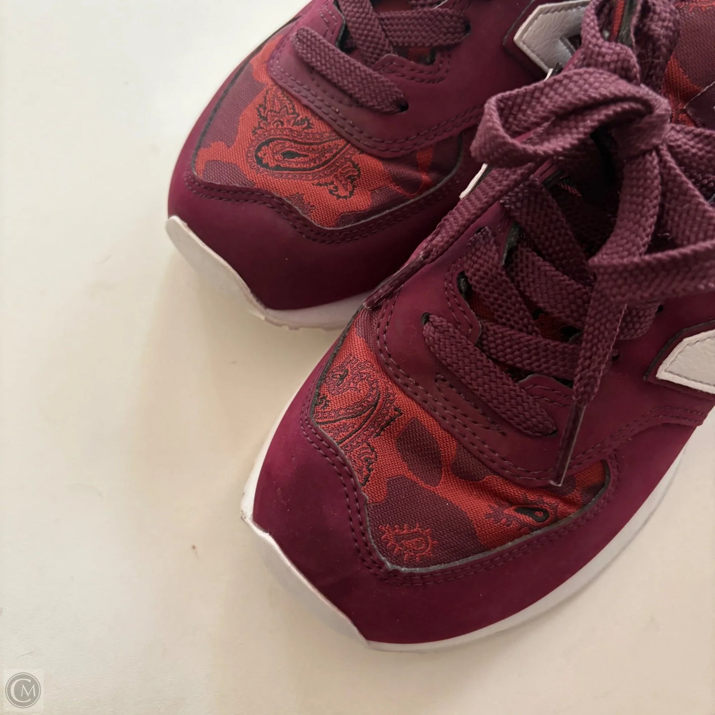 Shoes Athletic By New Balance In Maroon, Size: 6.5