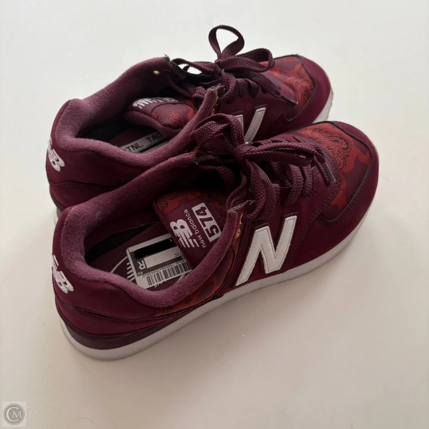Shoes Athletic By New Balance In Maroon, Size: 6.5