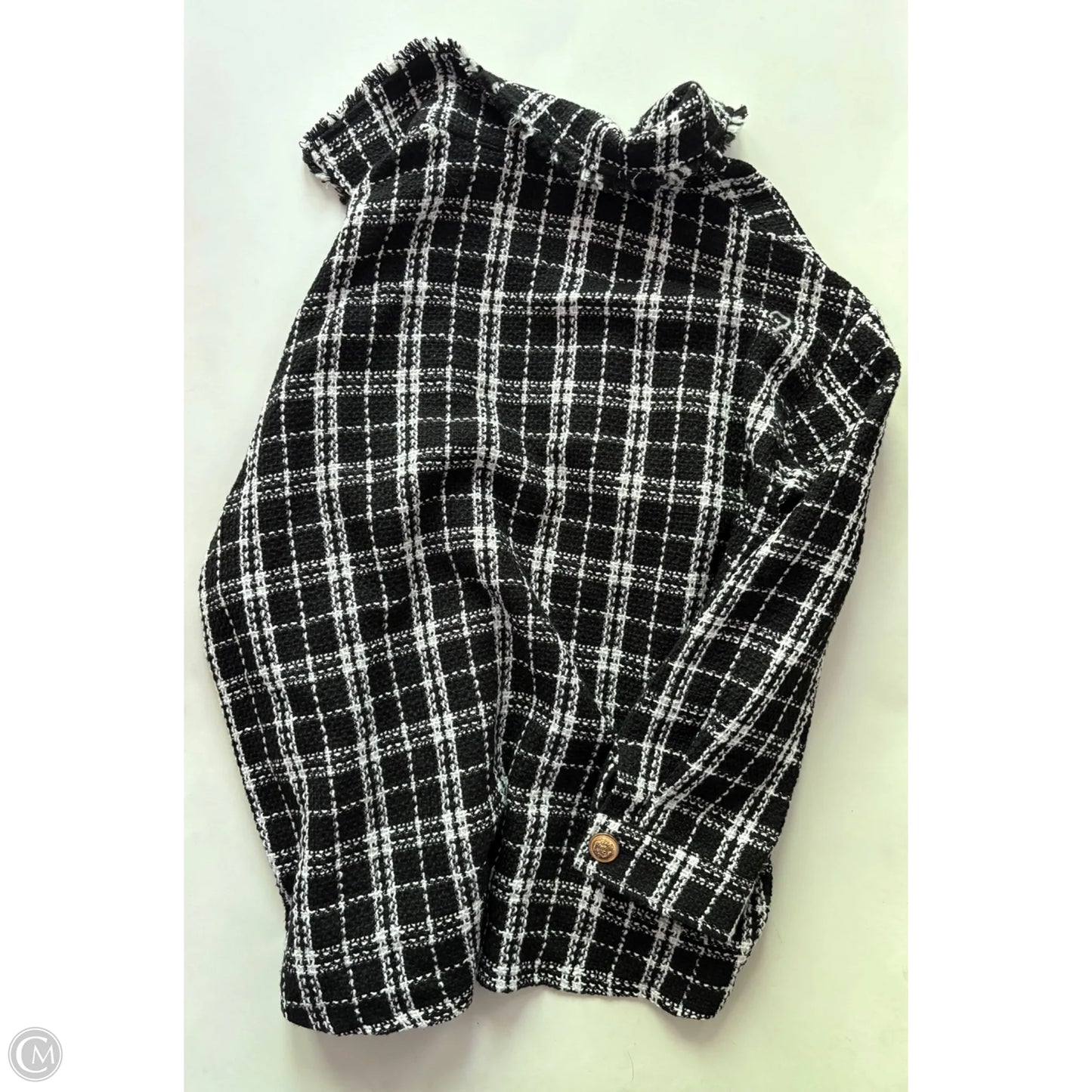 Jacket Faux Fur & Sherpa By UrbanDaisy In Plaid Pattern, Size: L