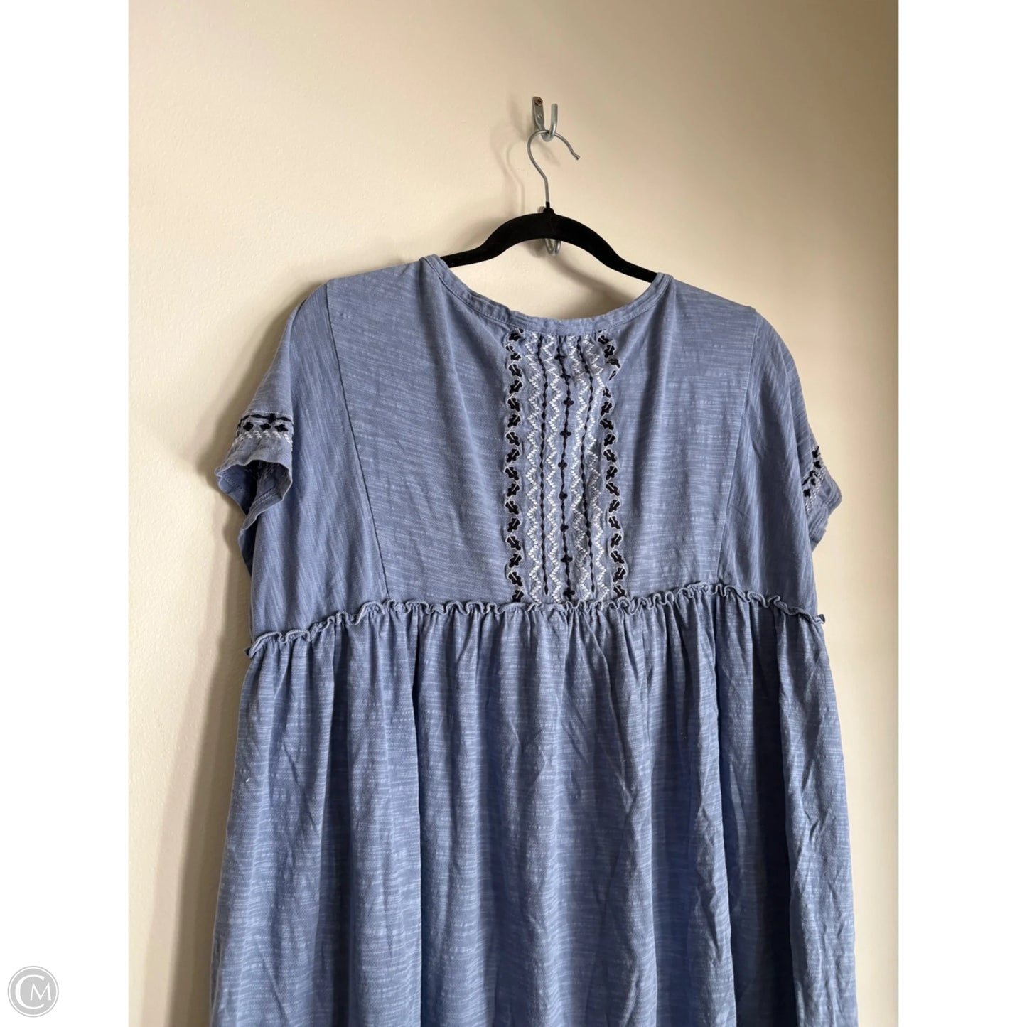 Dress Casual Midi By Crown And Ivy In Blue, Size: 2x