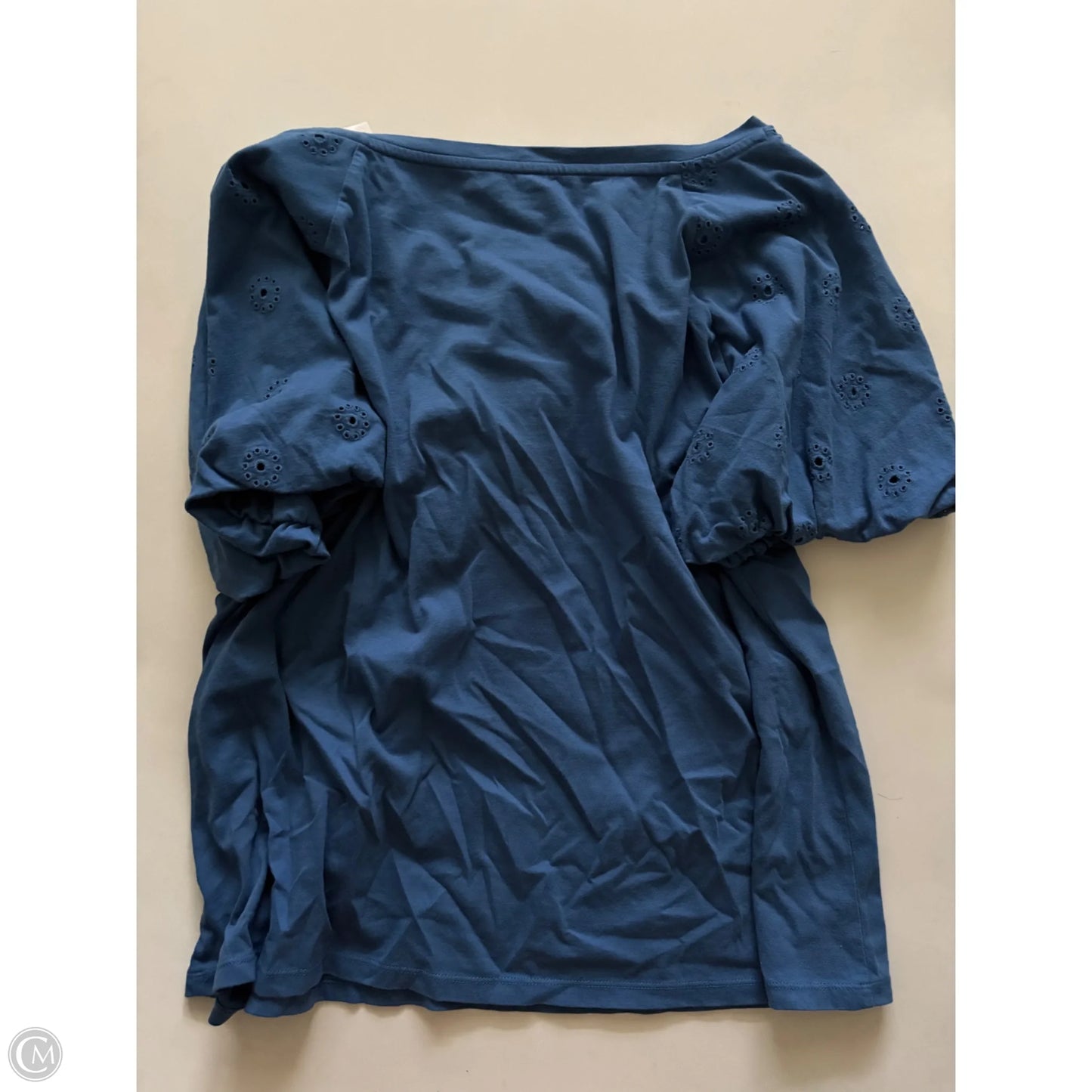 Top Short Sleeve By Crown And Ivy In Blue, Size: 2x