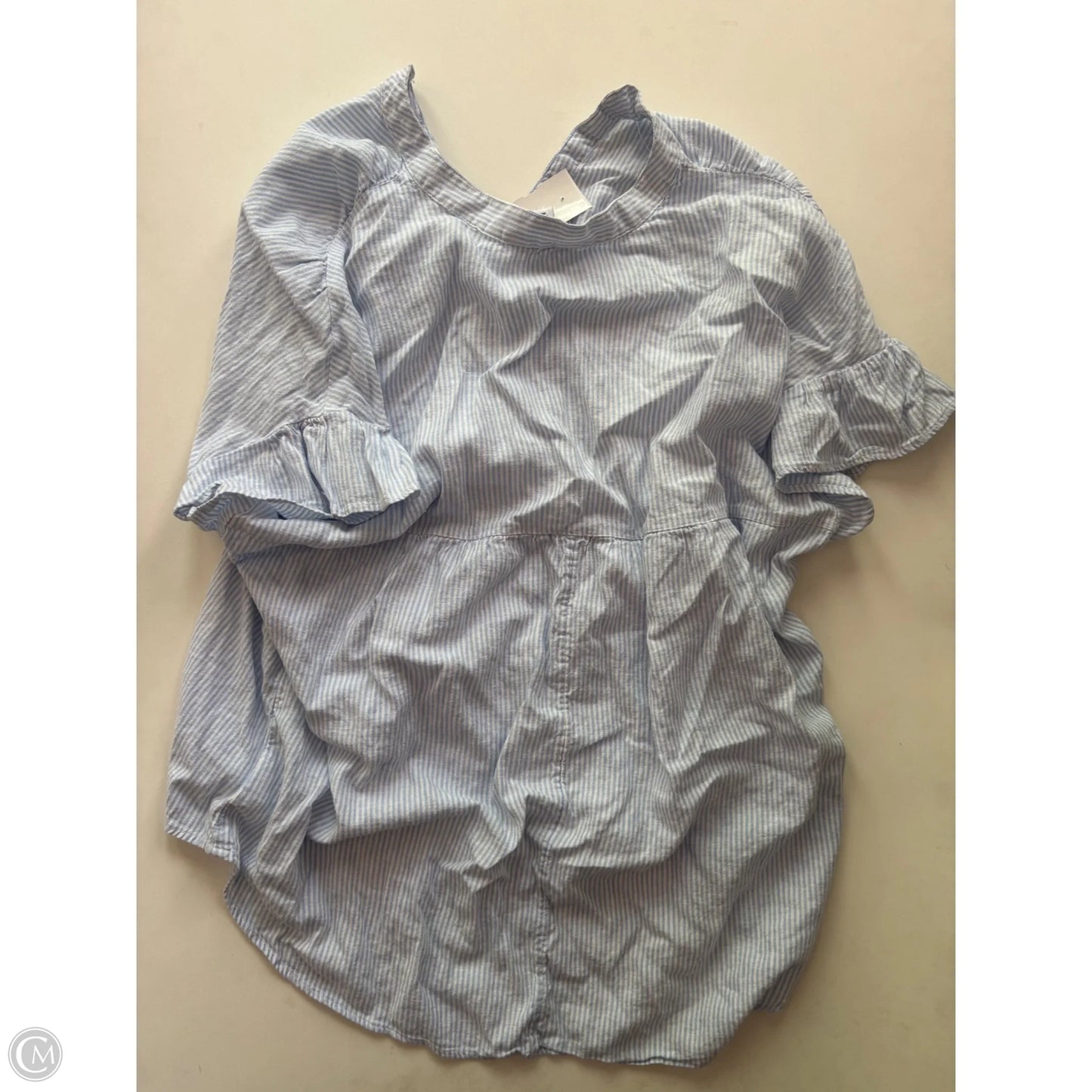 Top Long Sleeve By Crown And Ivy In Striped Pattern, Size: S