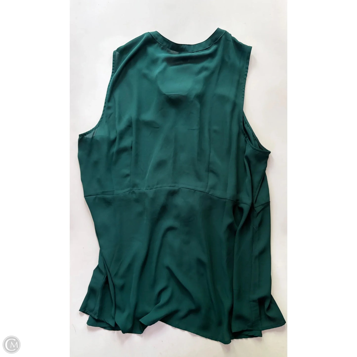 Blouse Sleeveless By Torrid In Green, Size: 3x