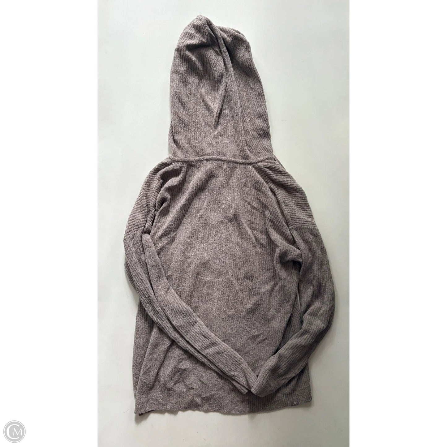 Sweatshirt Hoodie By Barefoot Dreams In Taupe, Size: Xs