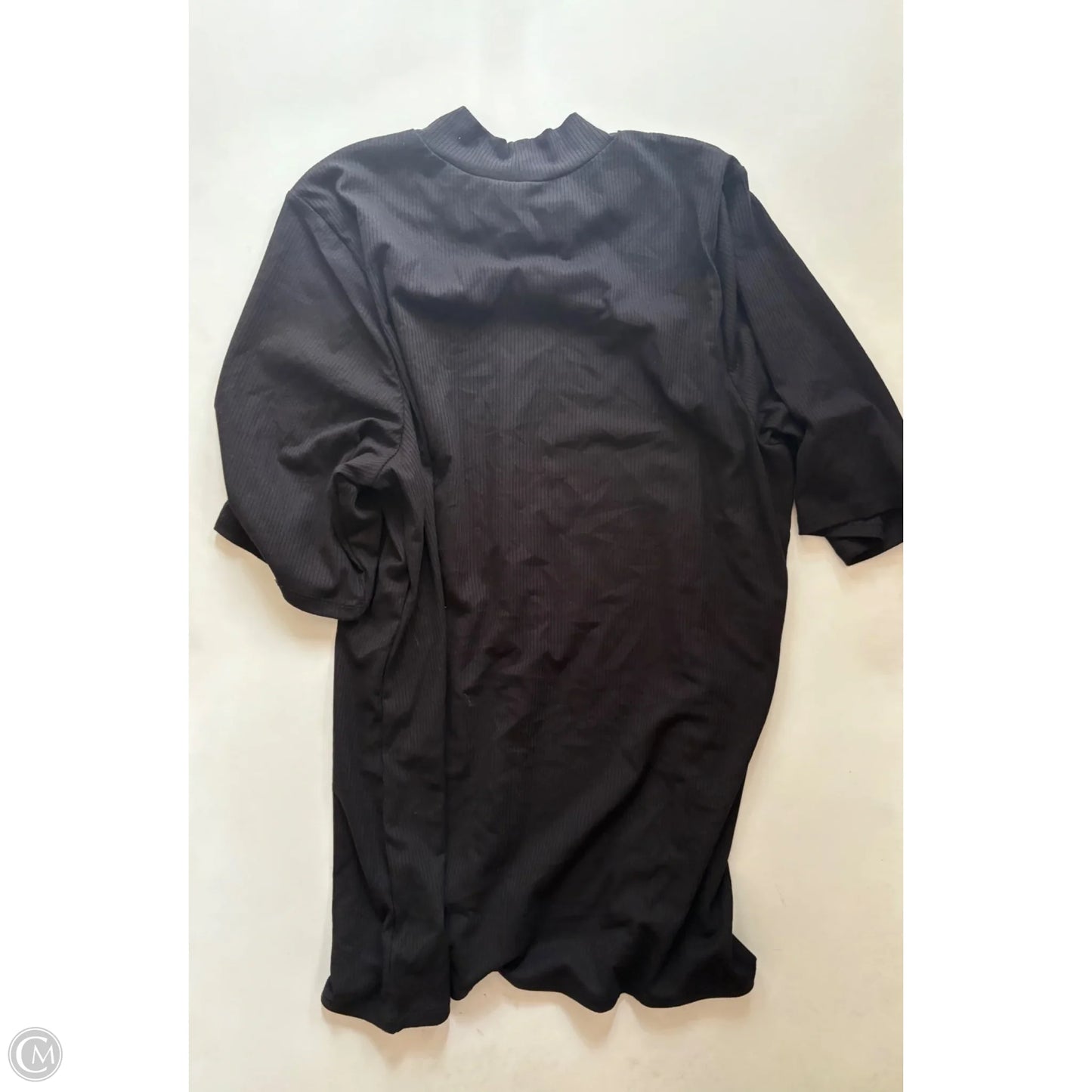 Top Short Sleeve By Torrid In Black, Size: 3x
