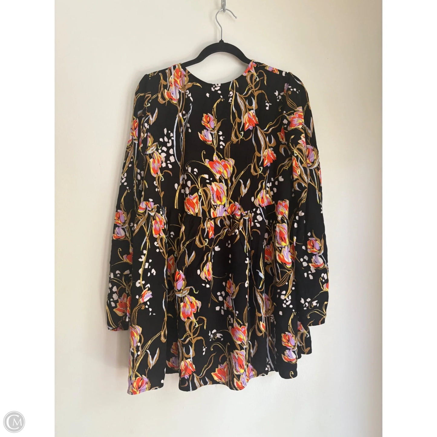 Top Long Sleeve By Free People In Black, Size: L