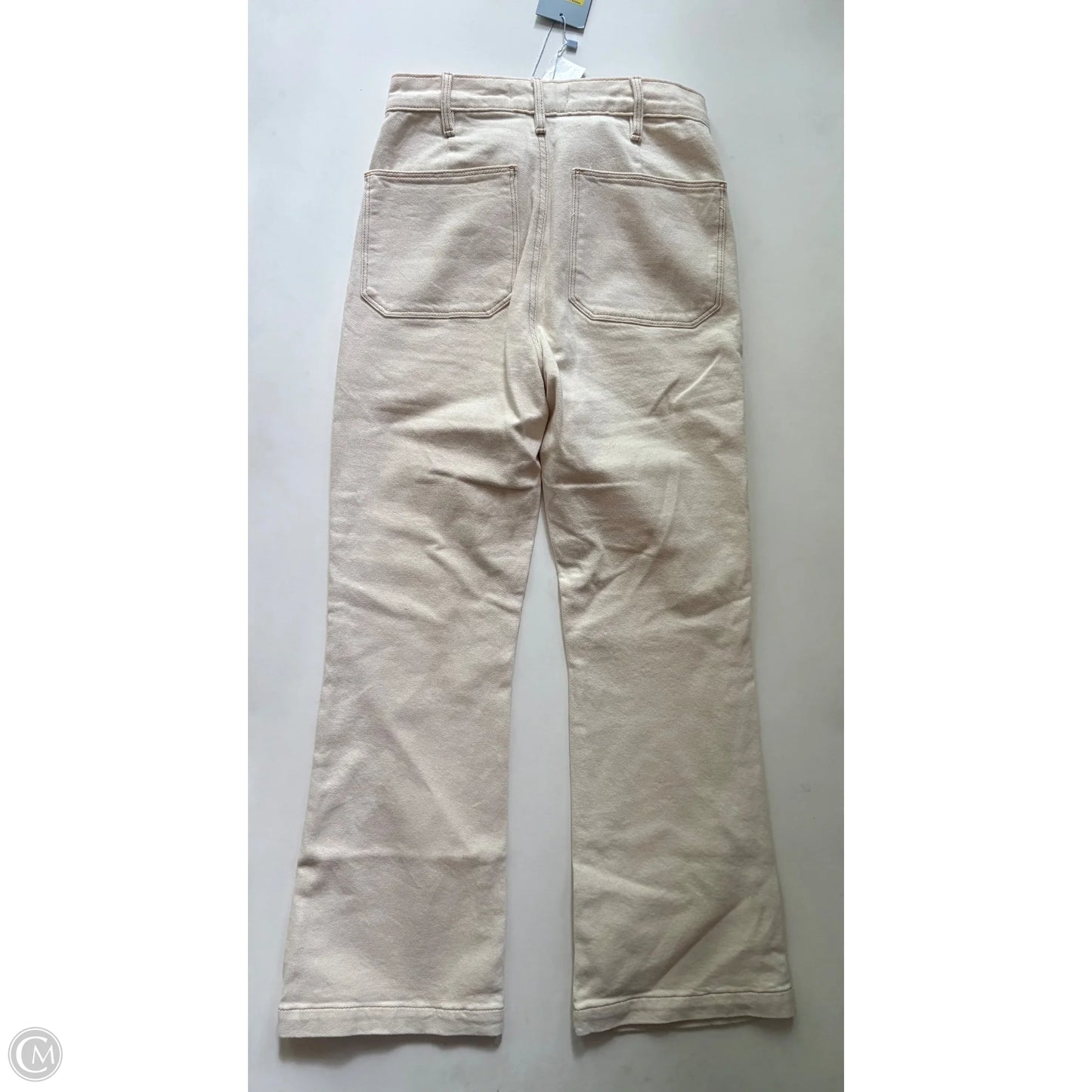 Jeans Straight By Antonio Melani In Cream, Size: 0