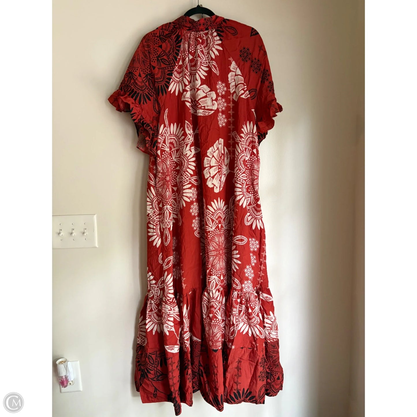 Dress Casual Maxi By Anthropologie In Brown, Size: 1x