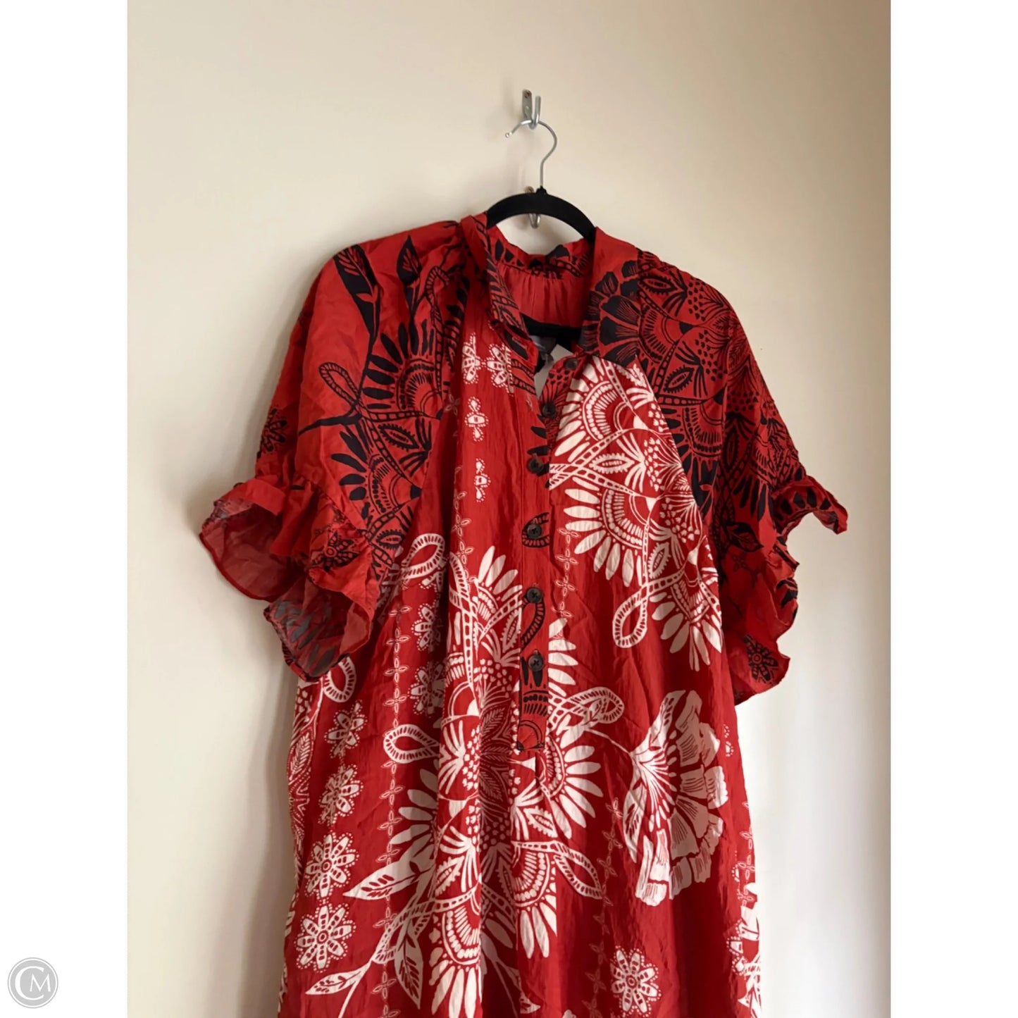Dress Casual Maxi By Anthropologie In Brown, Size: 1x