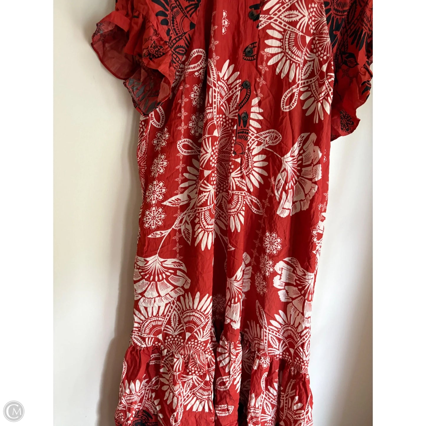 Dress Casual Maxi By Anthropologie In Brown, Size: 1x