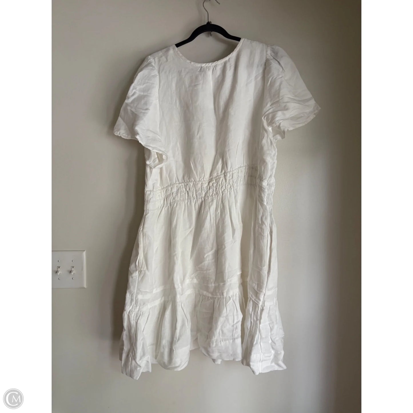 Dress Work By Anthropologie In White, Size: 2x