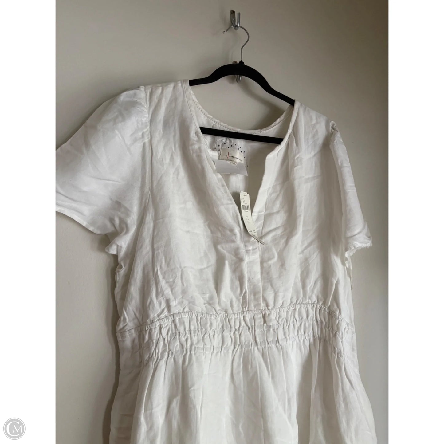 Dress Work By Anthropologie In White, Size: 2x