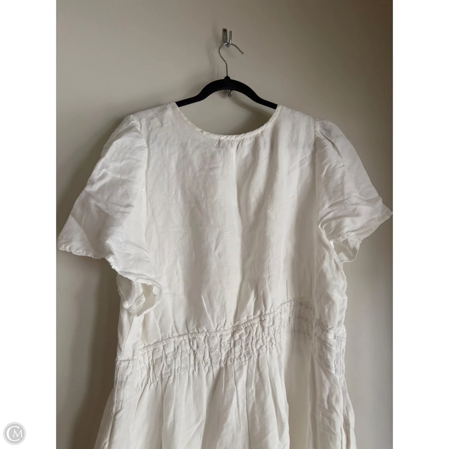 Dress Work By Anthropologie In White, Size: 2x